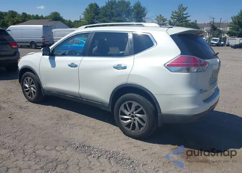 2015 Nissan Rogue Sl z USA, uszkodzony, nr VIN 5N1AT2MV6FC903513